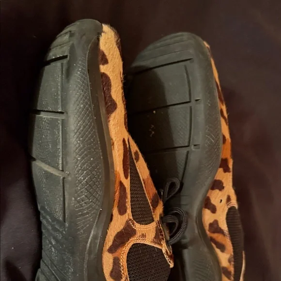 Prada Leopard Pony Hair America Cup Sneakers - Picture 3 of 7